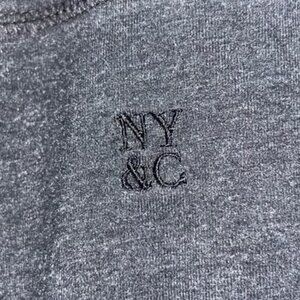 NY&C Charcoal Gray Leggings, Large